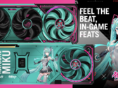 Asus RTX 5080 ROG Astral Hatsune Miku Edition : Est-ce qu'elle chantera la chanson de la bobine (Source de l'image : Videocardz.com)
