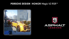 Honor annonce un partenariat avec Gameloft pour l&#039;optimisation d&#039;Asphalt 9 sur la série Magic V2 (Image source : Honor)