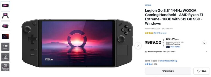 Legion Allez sur la liste de Best Buy. 