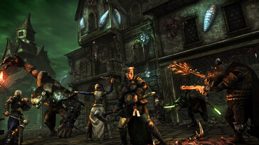 Une image montrant une bataille dans Mordheim : La Cité des Damnés.