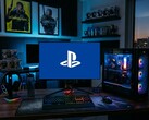 Le logo PlayStation apparaît sur un écran de PC de jeu