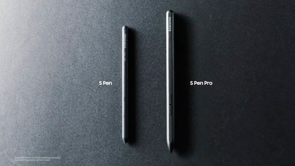 Le stylo S Pen Galaxy S21 Ultra et le S Pen Pro. (Image source : Samsung)