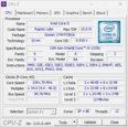 Informations sur le système CPU-Z : CPU