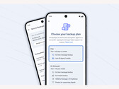 La fonction de sauvegarde sécurisée de Signal sur le téléphone Android avec des options de sauvegarde de messages et de médias cryptés. (Source de l'image : Signal)