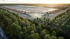 La gigafactory de Tesla près de Berlin - rendu (Source de l&#039;image : Tesla)