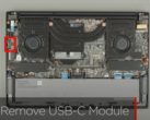 L'intérieur du Lenovo ThinkPad P1 Gen 8 (source de l'image : Lenovo Support YouTube channel).