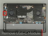 L'intérieur du Lenovo ThinkPad P1 Gen 8 (source de l'image : Lenovo Support YouTube channel).