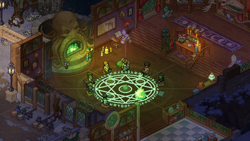 Photo : une capture d'écran du jeu Witchbrook.