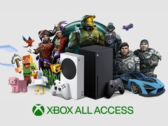 Bannière Xbox All Access avec les consoles Xbox montrées