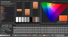 CalMAN : ColorChecker (calibré)