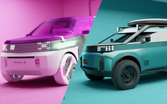 Les nouveaux véhicules électriques de Fiat sont dotés d'un langage stylistique frappant, inspiré de l'adorable Fiat Panda d'autrefois. (Source de l'image : Fiat - édité)