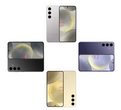 Le Galaxy S24 dans quatre des sept couleurs annoncées pour le lancement. (Source de l&#039;image : Android Headlines)