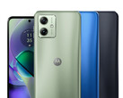 Le Moto G54 dans ses trois couleurs de lancement. (Source de l'image : @evleaks)