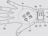 Le nouveau concept de montre-projecteur. (Source : Samsung via USPTO)