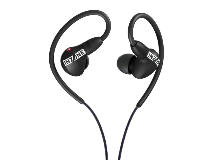 Moniteurs intra-auriculaires Sony Inzone E9 en noir. (Source de l'image : Sony)