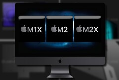 L&#039;iMac Pro de 2021 sera apparemment équipé du nouveau silicium de la série M de Apple. (Image source : Apple/Medium/Vova LD - édité)