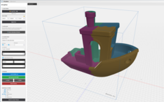 3D slicer outil d'impression 3D gratuit pour les petites imprimantes avec un Benchy en démonstration