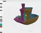 3D slicer outil d'impression 3D gratuit pour les petites imprimantes avec un Benchy en démonstration