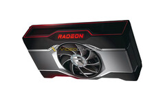 L&#039;AMD Radeon RX 6600 XT peut avoir un seul ventilateur et un connecteur d&#039;alimentation à 8 broches. (Image source : VideoCardz)