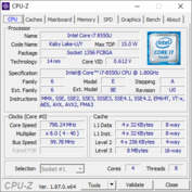 Acer TravelMate X3410 - CPU-Z : CPU.