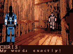 Une capture d'écran du portage annulé de Resident Evil sur Game Boy Color (source d'image : Games That Weren't)