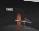 Dyson Demo VR vous permet de tester ses outils de coiffure et son dernier aspirateur. (Image source : Dyson)