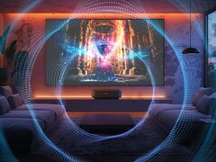 Le projecteur Lifestudio Grand EH-LS670 d'Epson (photo) présente plusieurs améliorations par rapport à son prédécesseur. (Source de l'image : Epson)