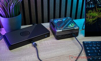 Aoostar GOD77 et l'eGPU GPD G1 avec AMD Radeon RX 7600M XT