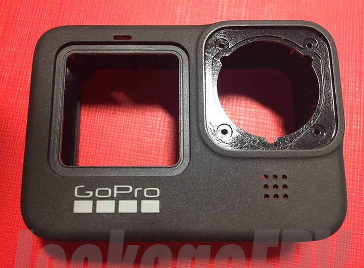 La prétendue façade du GoPro Hero 9. (Source de l'image : r/gopro via Photo Rumors)