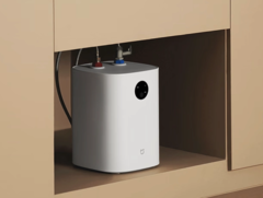 Le chauffe-eau Xiaomi Mijia Smart Kitchen 7L S1 peut produire jusqu&#039;à 42 L d&#039;eau chaude en continu. (Image source : Xiaomi Youpin)