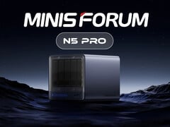 Minisforum devrait commercialiser ses NAS N5 et N5 Pro au printemps. (Source de l&#039;image : Minisforum - édité)