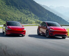 Tesla Model Y et Model 3 en couleur Ultra Red (Source de l'image : Tesla)