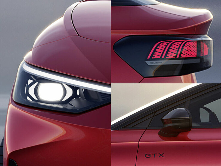 Les premiers aperçus officiels de l'ID.7 GTX. (Source : Volkswagen)