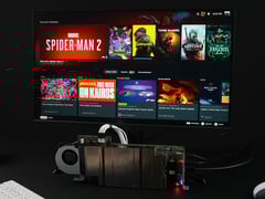 Pour avoir un APU PlayStation 5 réduit, le BC 250 gère les jeux assez bien à la résolution 1080p. Sur la photo : la carte qui fait tourner Bazzite (Source de l'image : ETA Prime)