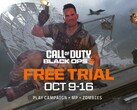 Bannière d'essai gratuit de Call of Duty : Black Ops 6 (Image source : Activision, Sony PlayStation avec modifications)