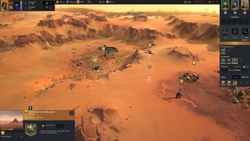 Une image montrant un combat dans Dune: Spice Wars.