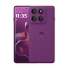 Le Motorola Edge 60 Pro dans la variante de couleur Sparkling Grape (Image source : Motorola)