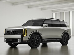 La Kia Telluride 2027 photographiée dans la finition « Ivory Silver »