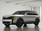 La Kia Telluride 2027 photographiée dans la finition « Ivory Silver »