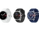 Images non officielles de Galaxy Watch8 (à gauche), Galaxy Watch8 Classic (au milieu) et Galxy Watch Ultra 2025 (à droite). (Source de l'image : Android Headlines)