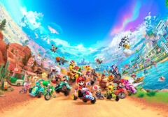 Un correctif majeur est arrivé pour Mario Kart World (image marketing ci-dessus). (Source de l&#039;image : Nintendo)