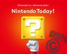 L'application Nintendo Today ! avec le symbole du copyright (Source de l'image : Nintendo of America, Laws.com avec modifications)