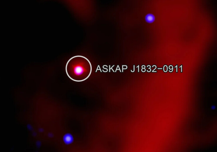 Observations radio et rayons X de l'objet ASKAP. (Source de l'image : Wang et al. 2025)