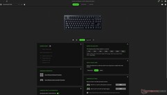 Razer Huntsman V3 Pro TKL 8KHz Synapse 4 onglet personnalisé