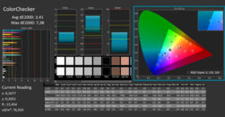 CalMAN - ColorChecker (calibré)