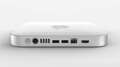 Rendu précédent du Mac mini. (Image source : Jon Prosser/Ian Zelbo)