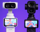 Insta360 Luna Ultra à côté du DJI Osmo Pocket 4P.