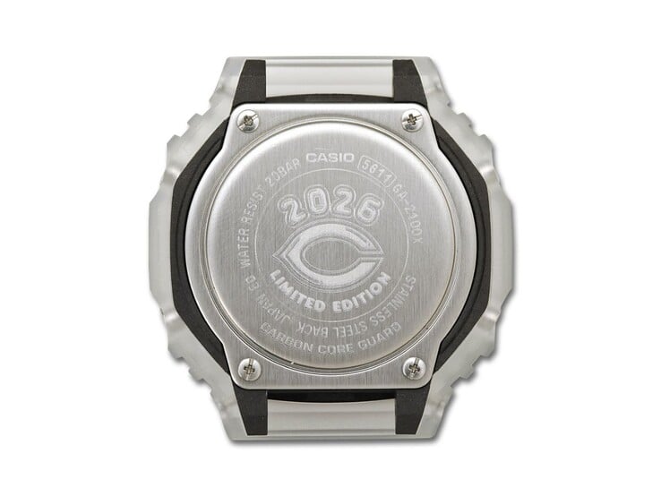 La Casio G-Shock 2026 x Hiroshima Toyo Carp GA-2100X (Source de l'image : magasin Hiroshima Toyo Carp)