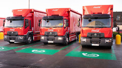 La nouvelle flotte de camions électriques Coke commence ses livraisons (image : Renault)