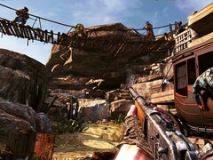 Une image montrant des ennemis dans Call of Juarez : Gunslinger.